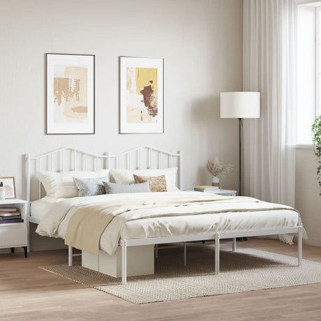 Metal Bed Frame Without Mattress 90X200Cm