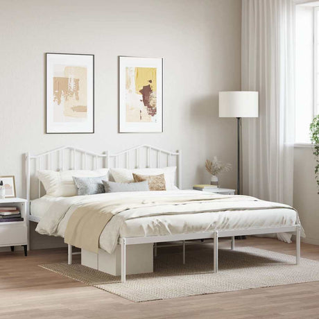 Metal Bed Frame Without Mattress 90X200Cm