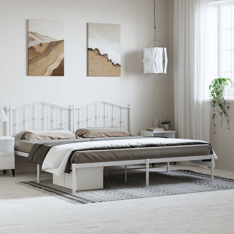 Metal Bed Frame Without Mattress 90X200Cm