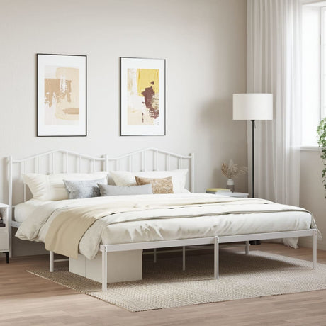 Metal Bed Frame Without Mattress 90X200Cm