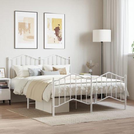 Metal Bed Frame Without Mattress 90X200Cm