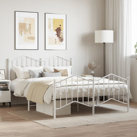 Metal Bed Frame Without Mattress 90X200Cm