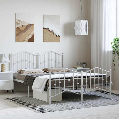 Metal Bed Frame Without Mattress 90X200Cm