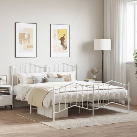 Metal Bed Frame Without Mattress 90X200Cm