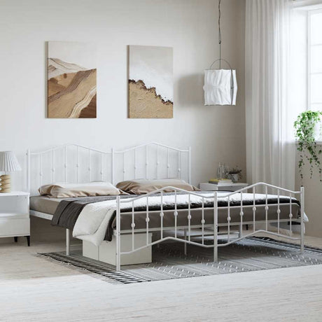 Metal Bed Frame Without Mattress 90X200Cm