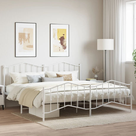 Metal Bed Frame Without Mattress 90X200Cm