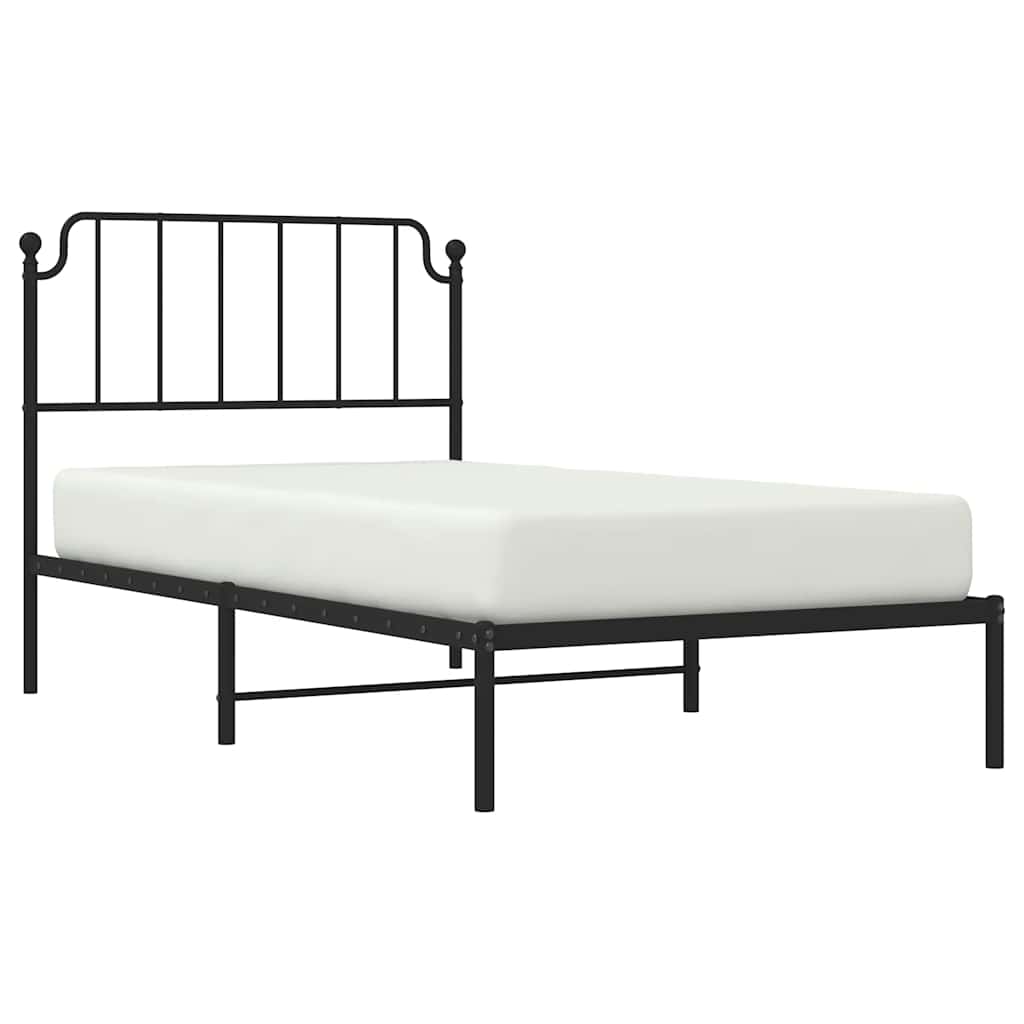 Metal Bed Frame Without Mattress 100X190Cm
