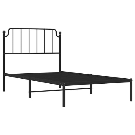 Metal Bed Frame Without Mattress 100X190Cm