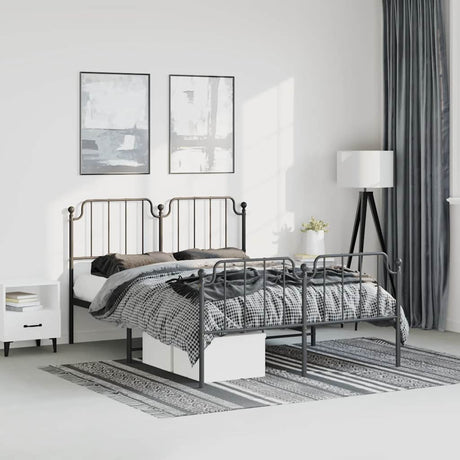 Metal Bed Frame Without Mattress 100X190Cm