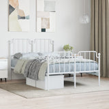 Metal Bed Frame Without Mattress 100X190Cm