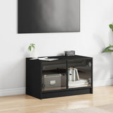 Tv Cabinet With Glass Doors 68X37X42 Cm