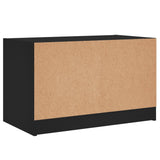 Tv Cabinet With Glass Doors 68X37X42 Cm