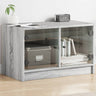 Tv Cabinet With Glass Doors 68X37X42 Cm