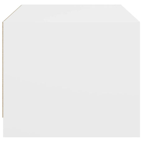 Coffee Table With Glass Doors 68X50X42 Cm