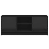 Tv Cabinet With Glass Doors 102X37X42 Cm