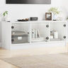 Tv Cabinet With Glass Doors 102X37X42 Cm