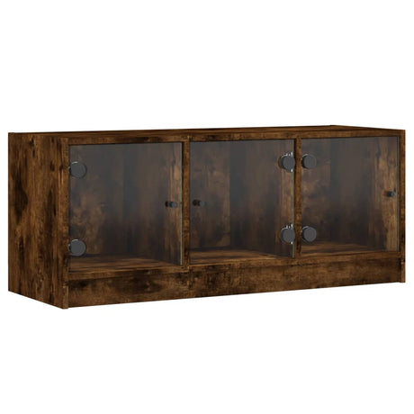 Tv Cabinet With Glass Doors 102X37X42 Cm