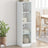Highboard With Glass Doors 35X37X142 Cm