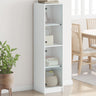 Highboard With Glass Doors 35X37X142 Cm