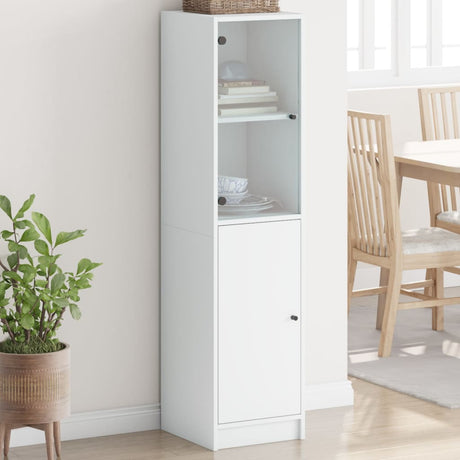 Highboard With Glass Door 35X37X142 Cm