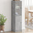 Highboard With Glass Door 35X37X142 Cm