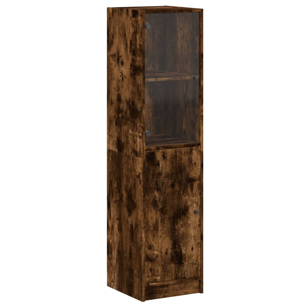 Highboard With Glass Door 35X37X142 Cm