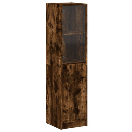 Highboard With Glass Door 35X37X142 Cm