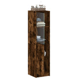 Highboard With Glass Door 35X37X142 Cm