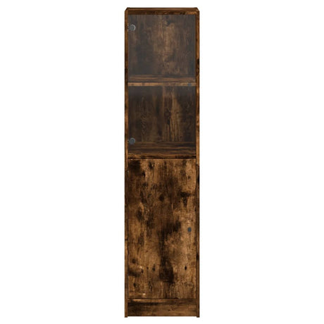 Highboard With Glass Door 35X37X142 Cm