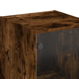 Highboard With Glass Door 35X37X142 Cm