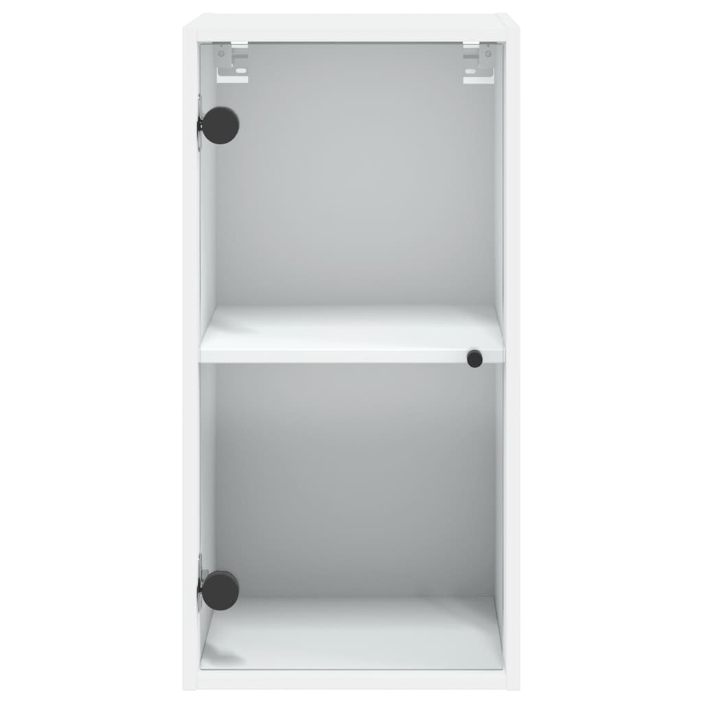 Wall Cabinet With Glass Doors 35X37X68.5 Cm