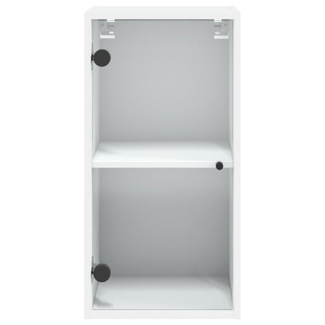 Wall Cabinet With Glass Doors 35X37X68.5 Cm