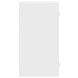Wall Cabinet With Glass Doors 35X37X68.5 Cm
