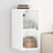 Wall Cabinet With Glass Doors 35X37X68.5 Cm