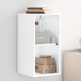 Wall Cabinet With Glass Doors 35X37X68.5 Cm