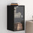 Wall Cabinet With Glass Doors 35X37X68.5 Cm