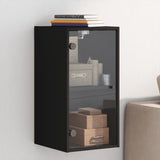 Wall Cabinet With Glass Doors 35X37X68.5 Cm