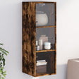Wall Cabinet With Glass Doors 35X37X100 Cm