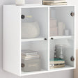 Wall Cabinet With Glass Doors 68X37X68.5 Cm