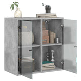 Wall Cabinet With Glass Doors 68X37X68.5 Cm