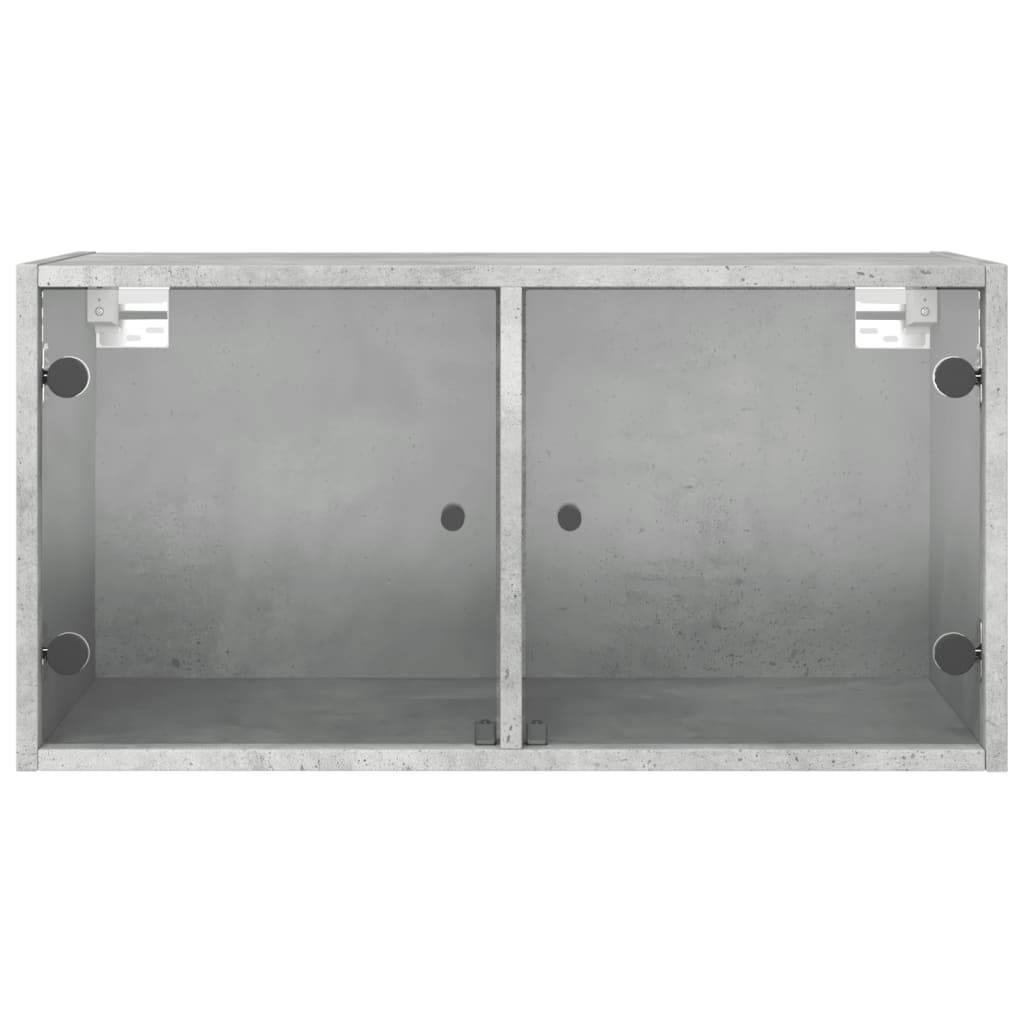 Wall Cabinets With Glass Doors 2 Pcs 68.5X37X35 Cm