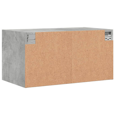Wall Cabinets With Glass Doors 2 Pcs 68.5X37X35 Cm