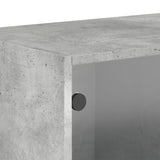 Wall Cabinets With Glass Doors 2 Pcs 68.5X37X35 Cm