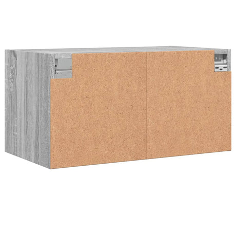 Wall Cabinet With Glass Doors 68.5X37X35 Cm