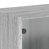 Wall Cabinets With Glass Doors 2 Pcs 68.5X37X35 Cm