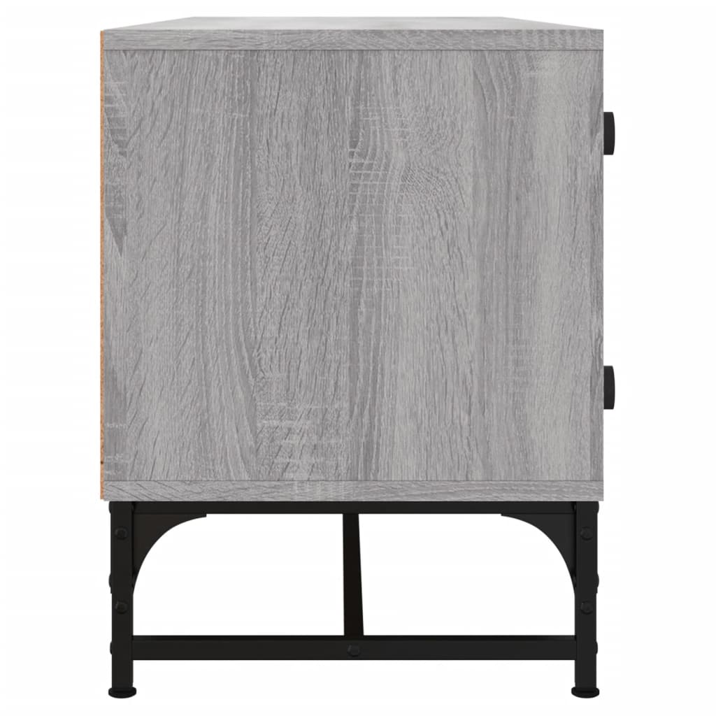 Tv Cabinet With Glass Doors 102X37X50 Cm