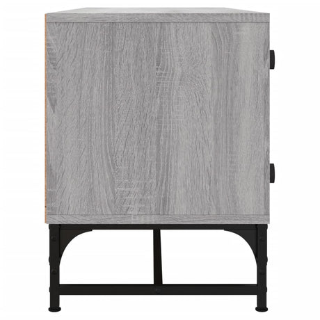 Tv Cabinet With Glass Doors 102X37X50 Cm