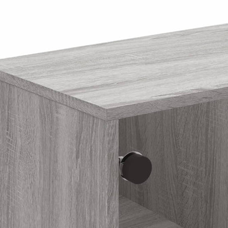 Tv Cabinet With Glass Doors 102X37X50 Cm