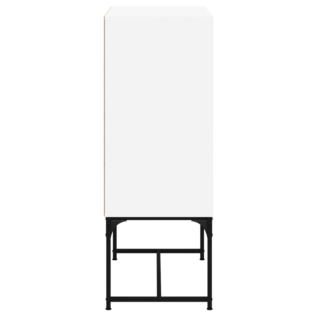 Side Cabinet With Glass Doors 69X37X100 Cm