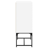 Side Cabinet With Glass Doors 69X37X100 Cm
